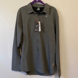 Gray Quicksilver Tech LS Shirt